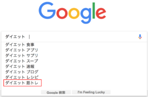 サジェストキーワード